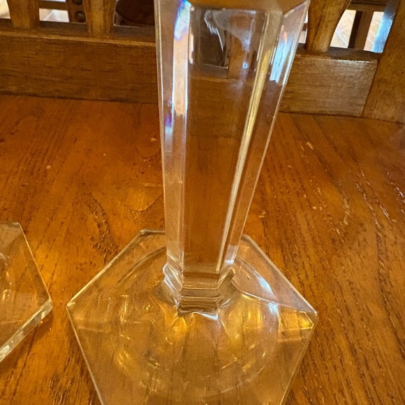 Mikasa Cambridge Clear Crystal Candlestick Pair — New Without Box - Picture 8 of 15